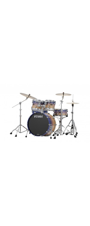 Tama WBS42S-SAF Starclassic Walnut/Birch Lacquer Shell Kit 4 pcs - Satin Purple Atmosphere Fade/Chrome HW