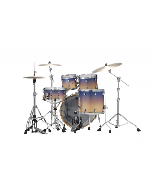 Tama WBS42S-SAF Starclassic Walnut/Birch Lacquer Shell Kit 4 pcs - Satin Purple Atmosphere Fade/Chrome HW