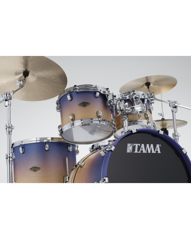 Tama WBS42S-SAF Starclassic Walnut/Birch Lacquer Shell Kit 4 pcs - Satin Purple Atmosphere Fade/Chrome HW