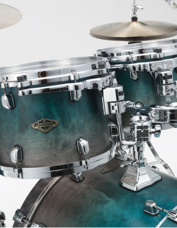 Tama WBS42S-SPF Starclassic Walnut/Birch Lacquer Shell Kit 4 pcs - Satin Sapphire Fade/Chrome HW