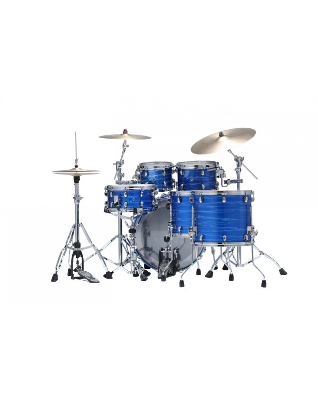 Tama WBS52RZS-LOR Starclassic Walnut/Birch Lacquer Shell Kit 5 pcs - Lacquer Ocean Blue Ripple/Chrome HW