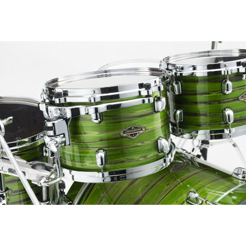 Tama WBS52RZS-LSO Starclassic Walnut/Birch Lacquer Shell Kit 5 pcs - Lacquer Shamrock Oyster/Chrome HW