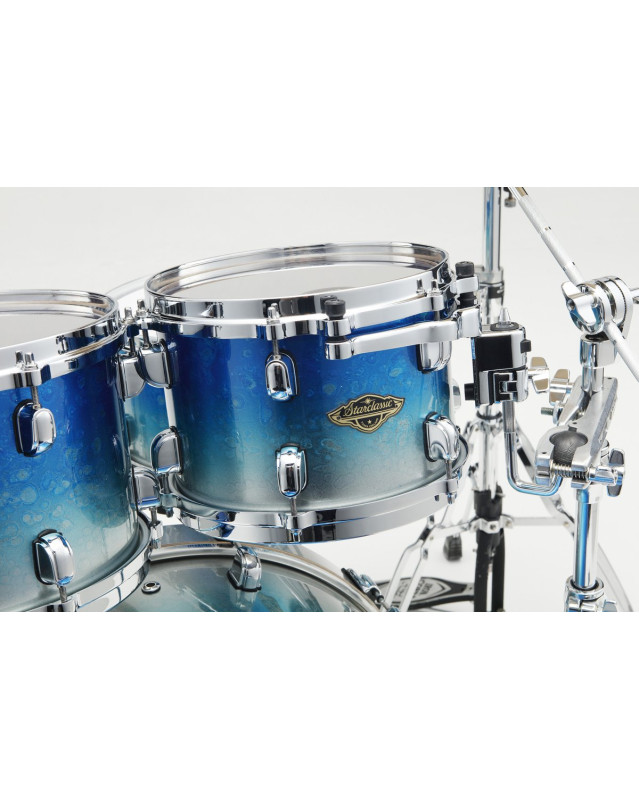 Tama WBS52RZS-MBI Starclassic Walnut/Birch Lacquer Shell Kit 5 pcs - Molten Blue Ice Fade/Chrome HW