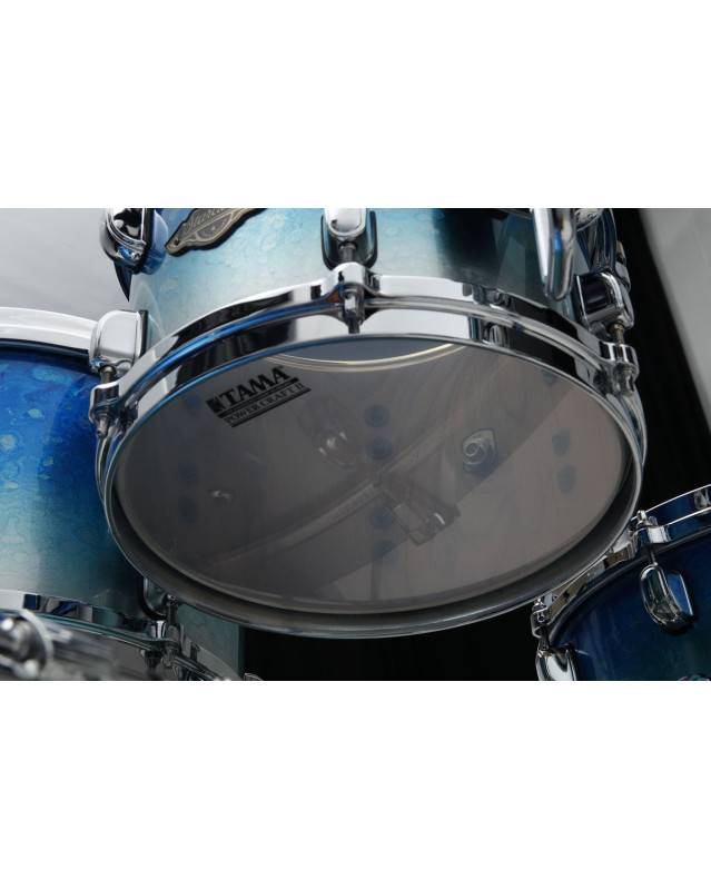 Tama WBS52RZS-MBI Starclassic Walnut/Birch Lacquer Shell Kit 5 pcs - Molten Blue Ice Fade/Chrome HW
