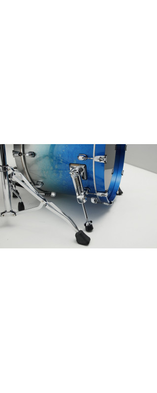 Tama WBS52RZS-MBI Starclassic Walnut/Birch Lacquer Shell Kit 5 pcs - Molten Blue Ice Fade/Chrome HW