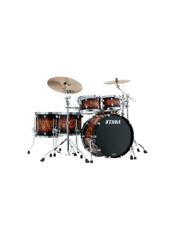 Tama WBS52RZS-MBR Starclassic Walnut/Birch Lacquer Shell Kit 5 pcs - Molten Brown Burst/Chrome HW