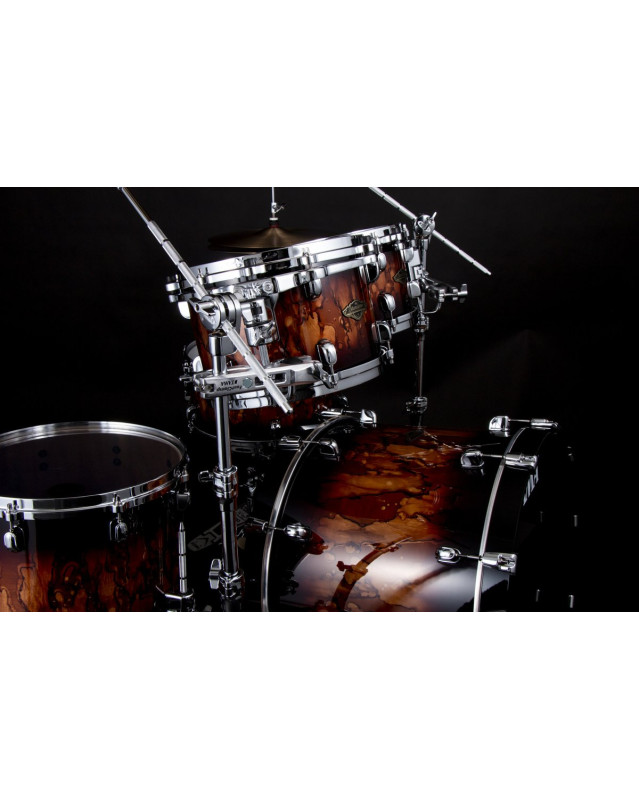 Tama WBS52RZS-MBR Starclassic Walnut/Birch Lacquer Shell Kit 5 pcs - Molten Brown Burst/Chrome HW