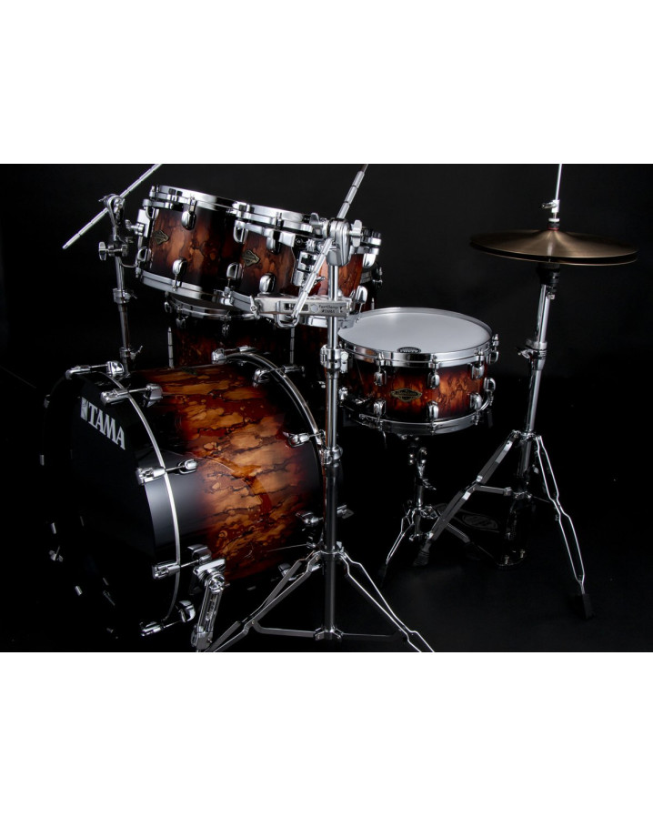 Tama WBS52RZS-MBR Starclassic Walnut/Birch Lacquer Shell Kit 5 pcs - Molten Brown Burst/Chrome HW