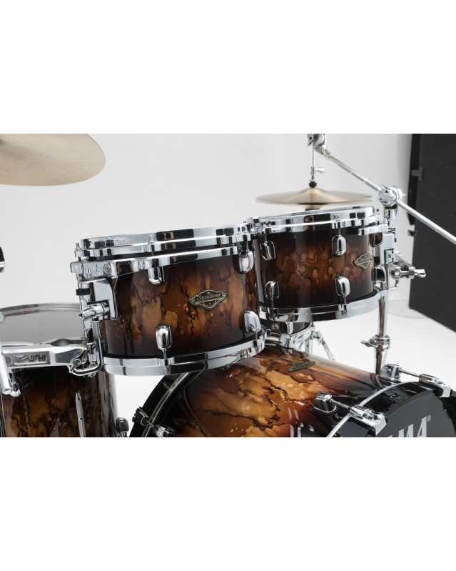 Tama WBS52RZS-MBR Starclassic Walnut/Birch Lacquer Shell Kit 5 pcs - Molten Brown Burst/Chrome HW