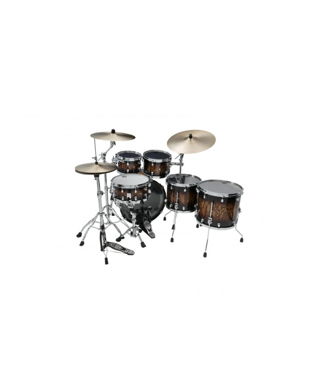 Tama WBS52RZS-MBR Starclassic Walnut/Birch Lacquer Shell Kit 5 pcs - Molten Brown Burst/Chrome HW