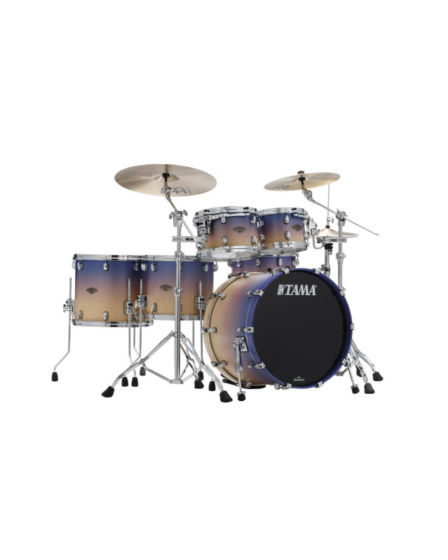 Tama WBS52RZS-SAF Starclassic Walnut/Birch Lacquer Shell Kit 5 pcs - Satin Purple Atmosphere Fade/Chrome HW