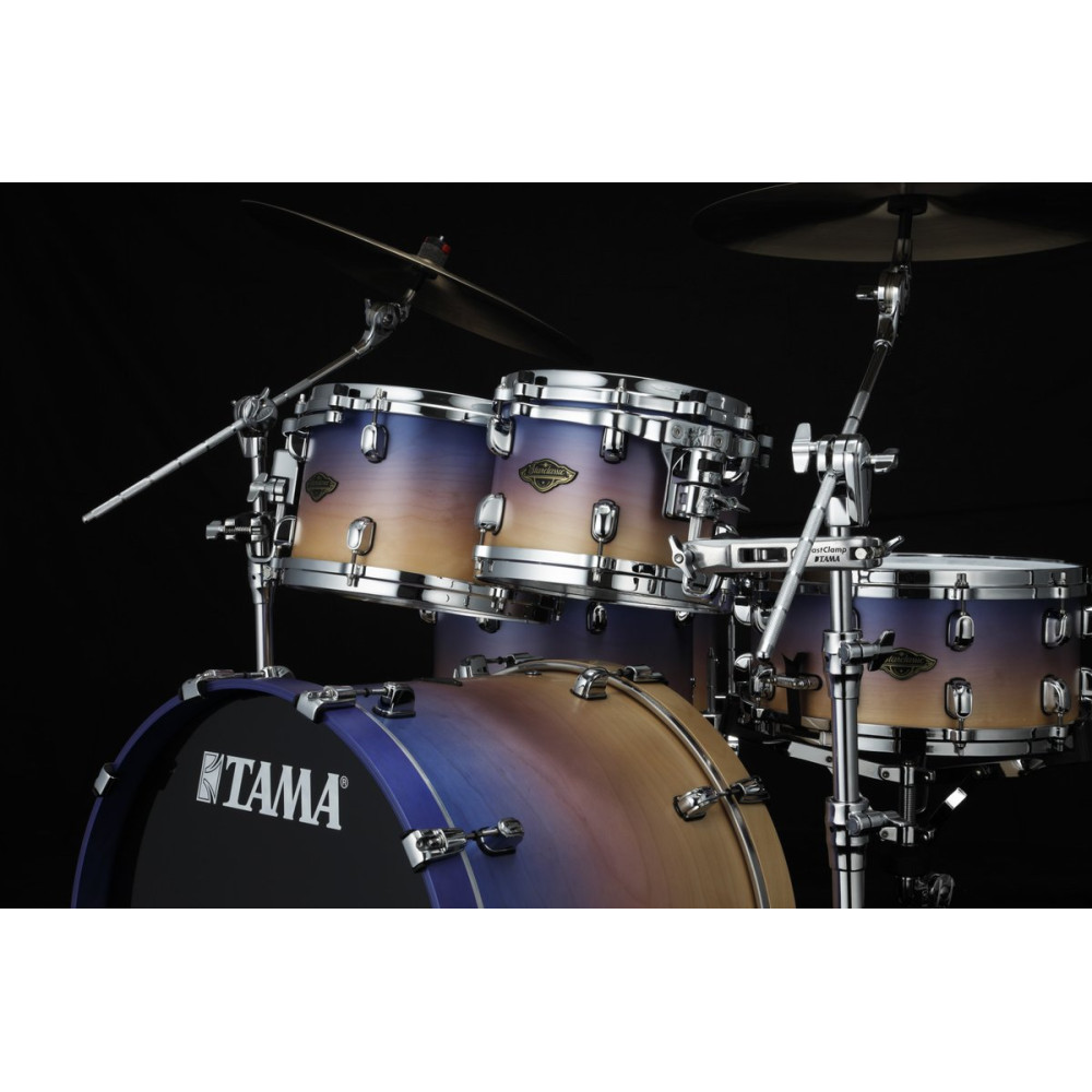 Tama WBS52RZS-SAF Starclassic Walnut/Birch Lacquer Shell Kit 5 pcs - Satin Purple Atmosphere Fade/Chrome HW