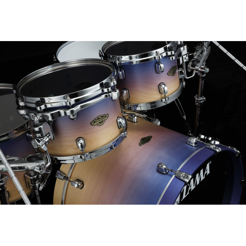 Tama WBS52RZS-SAF Starclassic Walnut/Birch Lacquer Shell Kit 5 pcs - Satin Purple Atmosphere Fade/Chrome HW