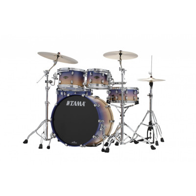 Tama WBS52RZS-SAF Starclassic Walnut/Birch Lacquer Shell Kit 5 pcs - Satin Purple Atmosphere Fade/Chrome HW