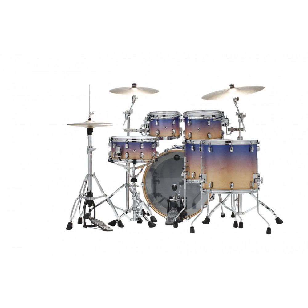 Tama WBS52RZS-SAF Starclassic Walnut/Birch Lacquer Shell Kit 5 pcs - Satin Purple Atmosphere Fade/Chrome HW