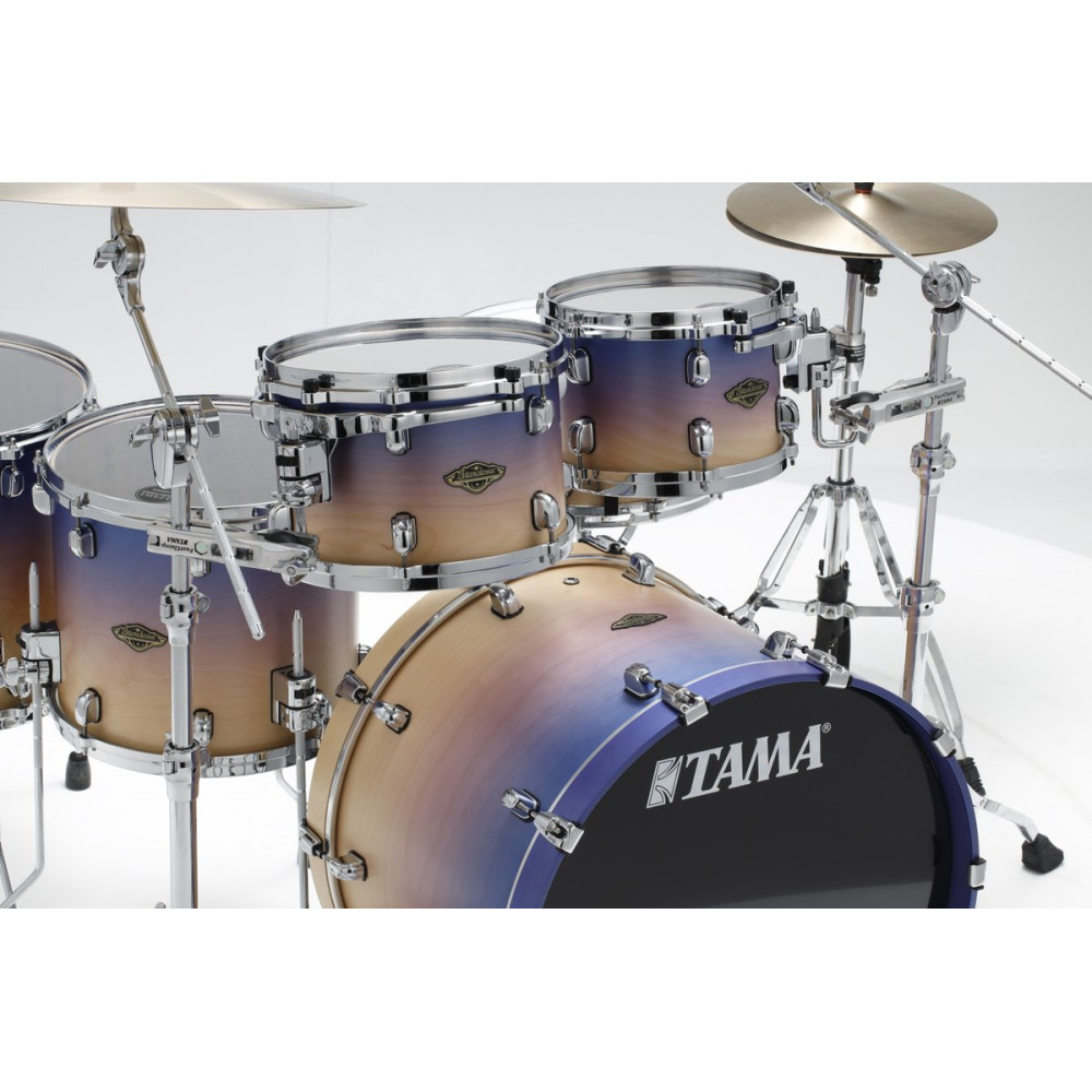 Tama WBS52RZS-SAF Starclassic Walnut/Birch Lacquer Shell Kit 5 pcs - Satin Purple Atmosphere Fade/Chrome HW