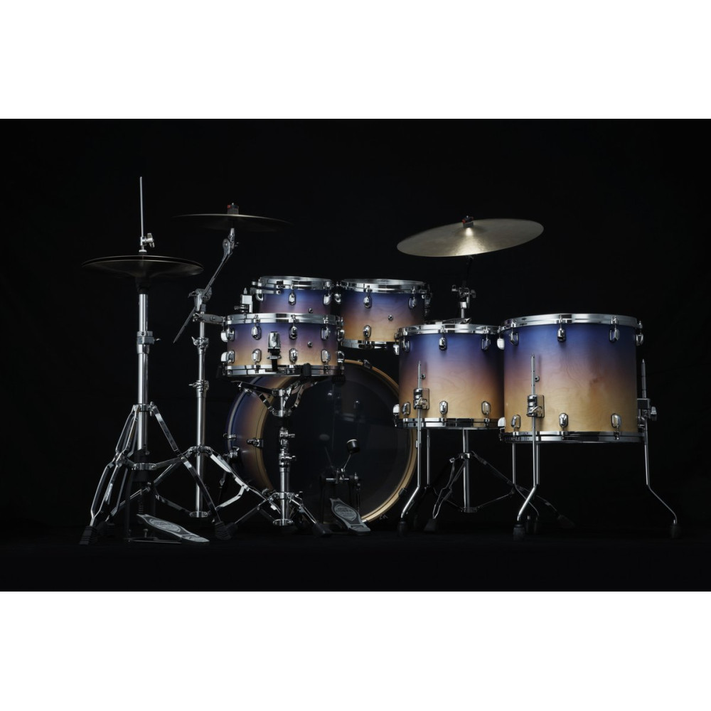 Tama WBS52RZS-SAF Starclassic Walnut/Birch Lacquer Shell Kit 5 pcs - Satin Purple Atmosphere Fade/Chrome HW