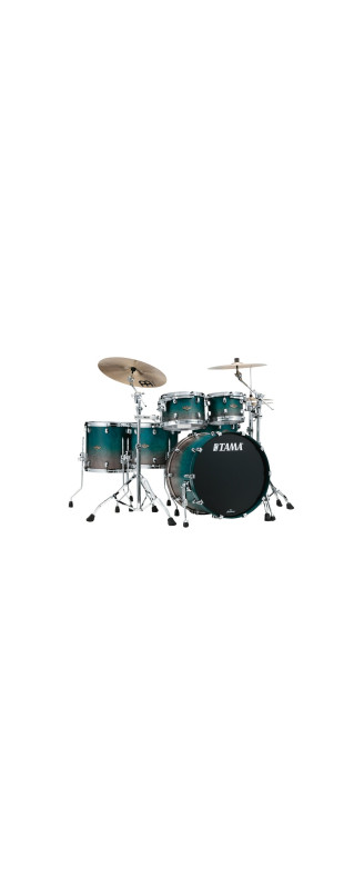 Tama WBS52RZS-SPF Starclassic Walnut/Birch Lacquer Shell Kit 5 pcs - Satin Sapphire Fade/Chrome HW