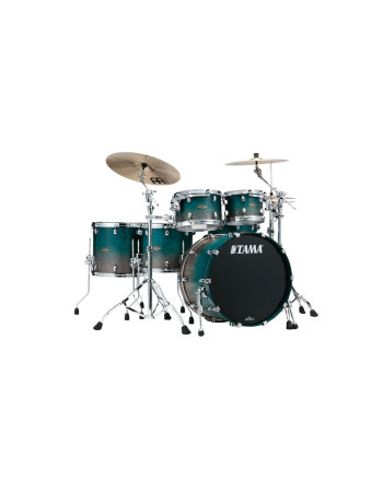 Tama WBS52RZS-SPF Starclassic Walnut/Birch Lacquer Shell Kit 5 pcs - Satin Sapphire Fade/Chrome HW