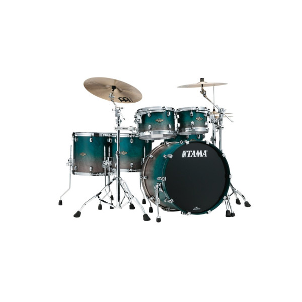 Tama WBS52RZS-SPF Starclassic Walnut/Birch Lacquer Shell Kit 5 pcs - Satin Sapphire Fade/Chrome HW