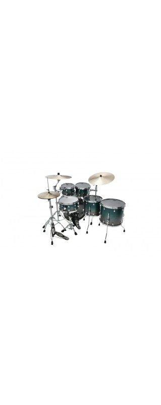 Tama WBS52RZS-SPF Starclassic Walnut/Birch Lacquer Shell Kit 5 pcs - Satin Sapphire Fade/Chrome HW