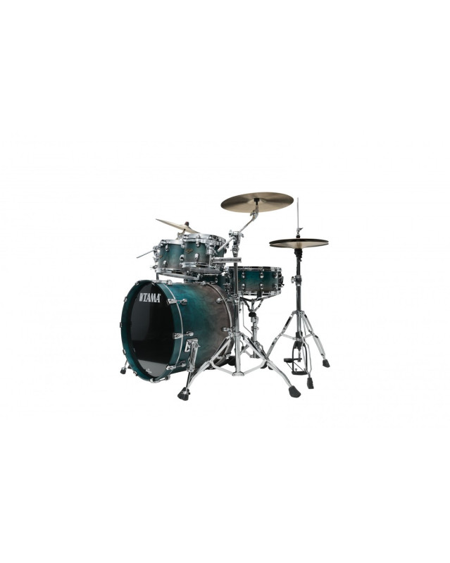 Tama WBS52RZS-SPF Starclassic Walnut/Birch Lacquer Shell Kit 5 pcs - Satin Sapphire Fade/Chrome HW