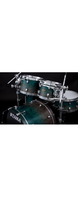 Tama WBS52RZS-SPF Starclassic Walnut/Birch Lacquer Shell Kit 5 pcs - Satin Sapphire Fade/Chrome HW