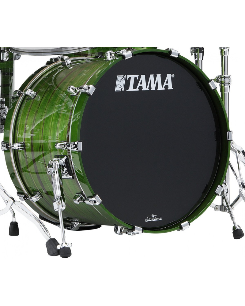 Tama WBSB16HZ-LSO Starclassic Walnut/Birch Duracover Wrap Bass Drum 16 - Lacquer Shamrock Oyster