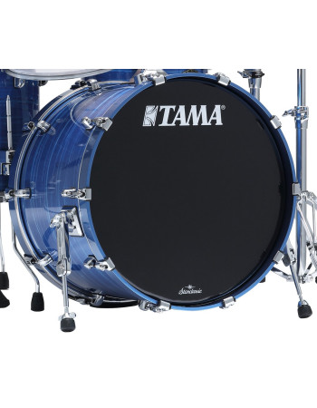 Tama WBSB20DZ-LOR Starclassic Walnut/Birch Lacquer Bass Drum 20 - Lacquer Ocean Blue Ripple