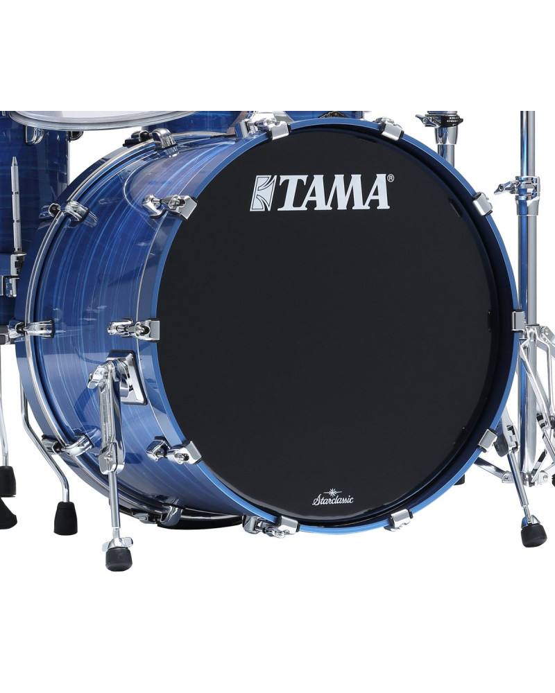 Tama WBSB20DZ-LOR Starclassic Walnut/Birch Lacquer Bass Drum 20 - Lacquer Ocean Blue Ripple