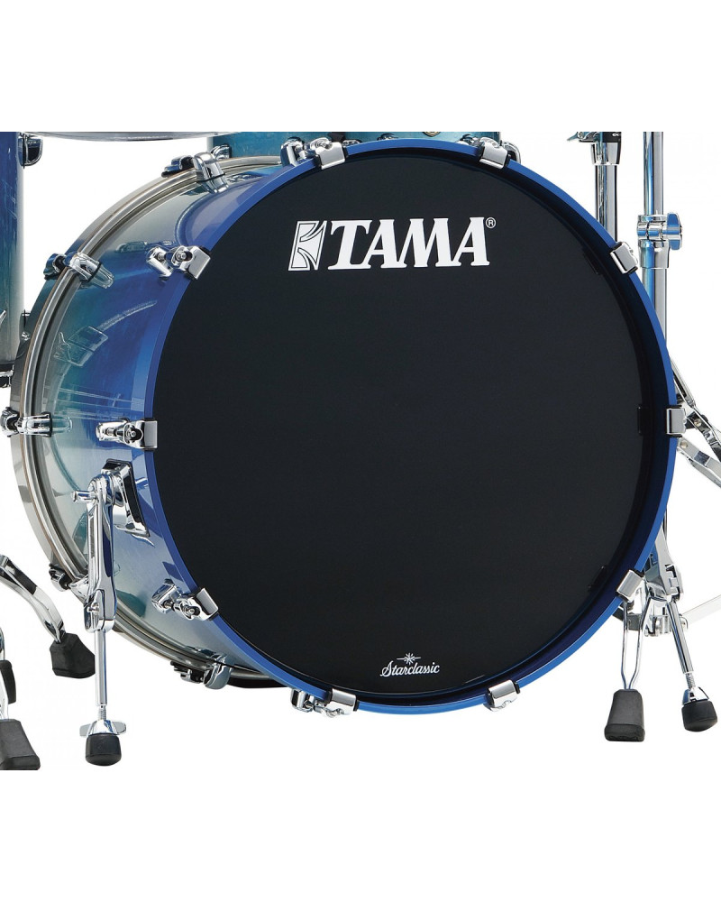 Tama WBSB20RM-MBI Starclassic Walnut/Birch Lacquer Bass Drum 20 - Molten Blue Ice Fade