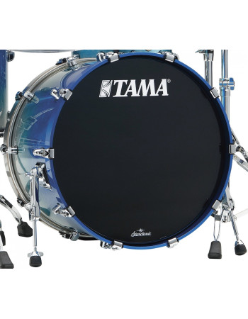 Tama WBSB22DM-MBI Starclassic Walnut/Birch Lacquer Bass Drum 22 - Molten Blue Ice Fade