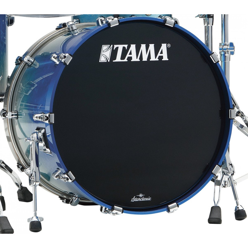Tama WBSB22DM-MBI Starclassic Walnut/Birch Lacquer Bass Drum 22 - Molten Blue Ice Fade