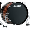 Tama WBSB22DZ-MBR Starclassic Walnut/Birch Lacquer Bass Drum 22 - Molten Brown Burst