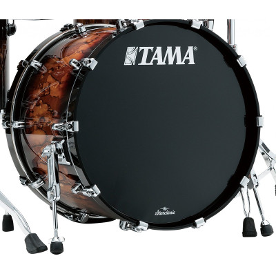 Tama WBSB22DZ-MBR Starclassic Walnut/Birch Lacquer Bass Drum 22 - Molten Brown Burst