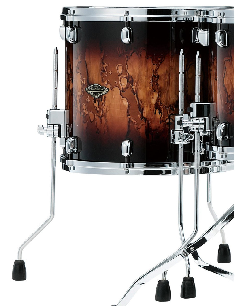 Tama WBSF14A-MBR Starclassic Walnut/Birch Lacquer Floor Tom 14 - Molten Brown Burst