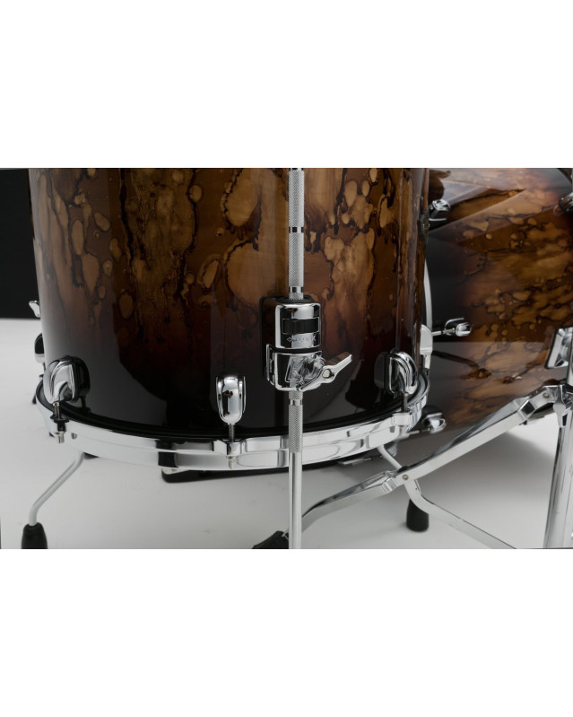 Tama WBSF14A-MBR Starclassic Walnut/Birch Lacquer Floor Tom 14 - Molten Brown Burst
