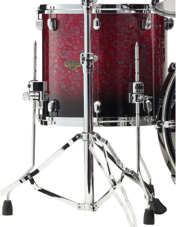 Tama WBSF14A-MDR Starclassic Walnut/Birch Lacquer Floor Tom 14 - Molten Dark Raspberry Fade