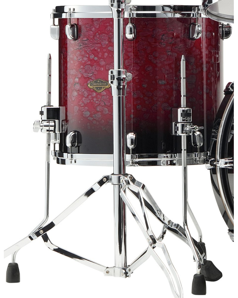 Tama WBSF14D-MDR Starclassic Walnut/Birch Lacquer Floor Tom 14 - Molten Dark Raspberry Fade
