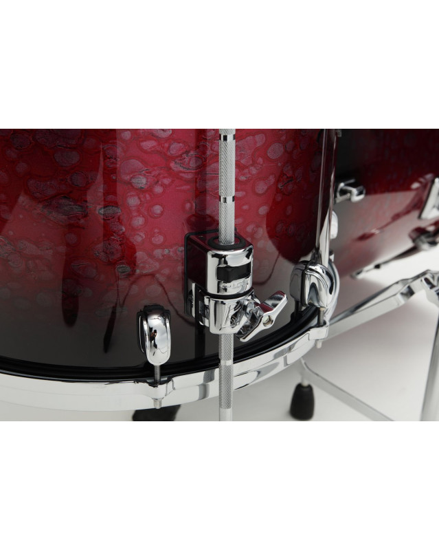 Tama WBSF14D-MDR Starclassic Walnut/Birch Lacquer Floor Tom 14 - Molten Dark Raspberry Fade