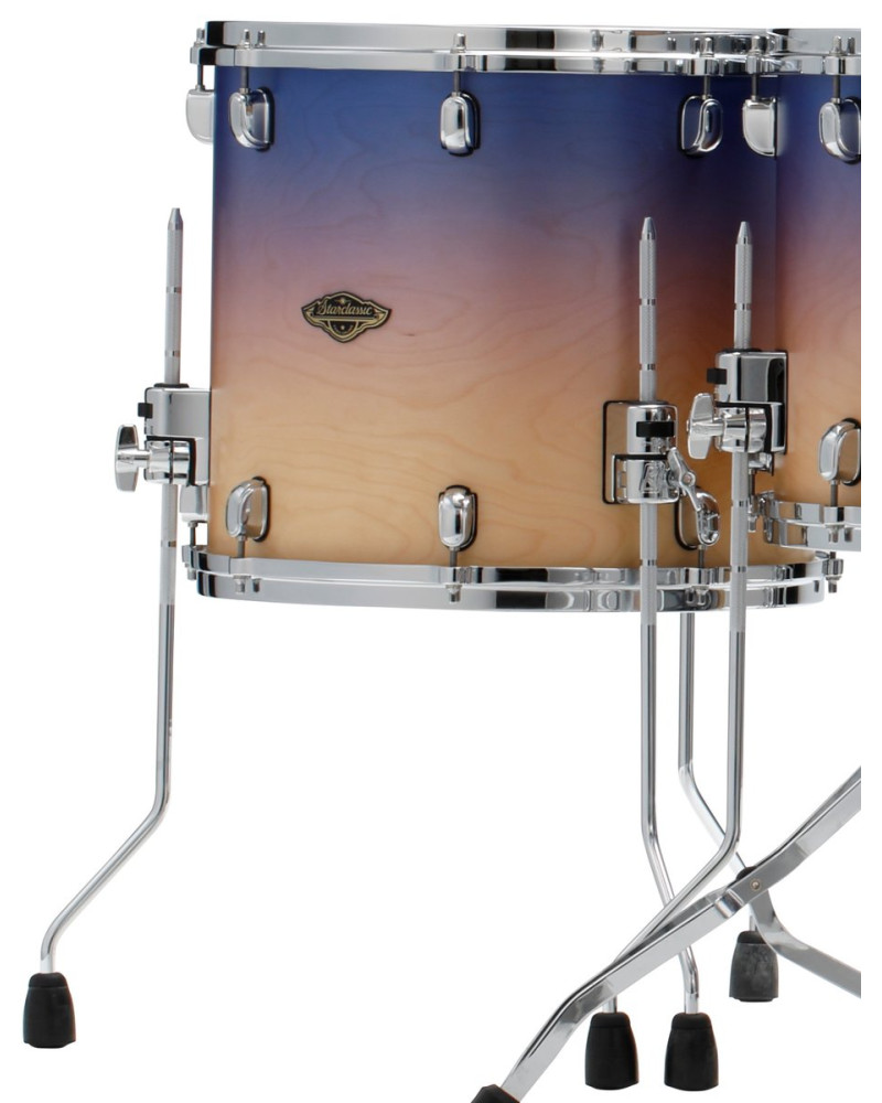 Tama WBSF14D-SAF Starclassic Walnut/Birch Lacquer Floor Tom 14 - Satin Purple Atmosphere Fade