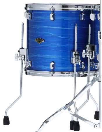 Tama WBSF16A-LOR Starclassic Walnut/Birch Lacquer Floor Tom 16 - Lacquer Ocean Blue Ripple