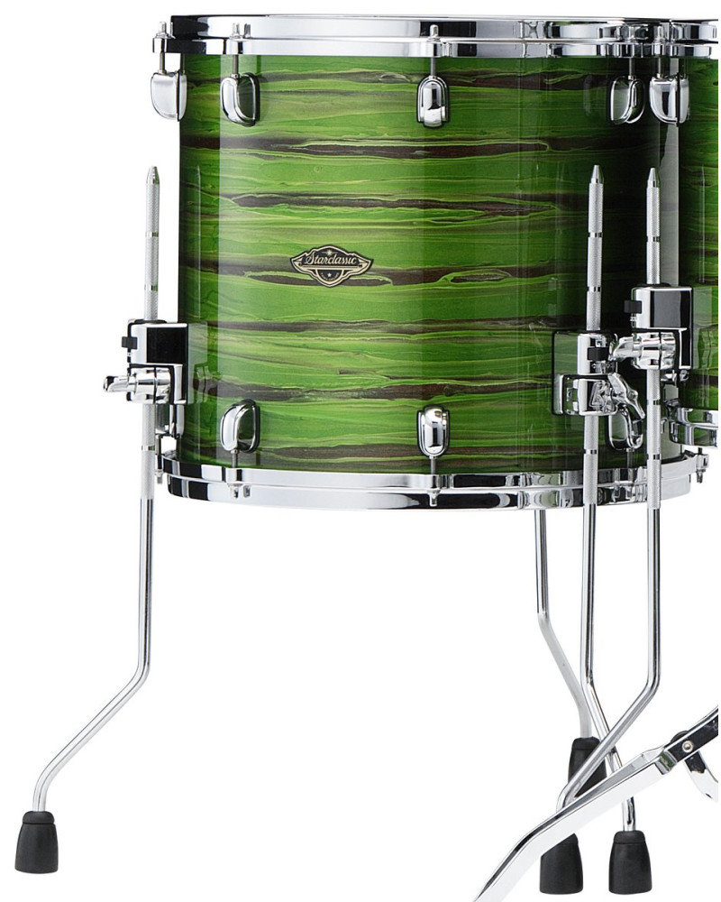 Tama WBSF16D-LSO Starclassic Walnut/Birch Lacquer Floor Tom 16 - Lacquer Shamrock Oyster