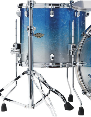 Tama WBSF18D-MBI Starclassic Walnut/Birch Lacquer Floor Tom 18 - Molten Blue Ice Fade