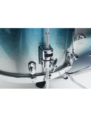 Tama WBSF18D-MBI Starclassic Walnut/Birch Lacquer Floor Tom 18 - Molten Blue Ice Fade