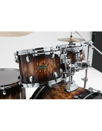 Tama WBST10A-MBR Starclassic Walnut/Birch Lacquer Rack Tom 10 - Molten Brown Burst