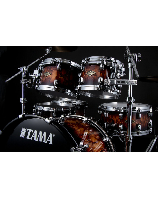 Tama WBST12R-MBR Starclassic Walnut/Birch Lacquer Rack Tom 12 - Molten Brown Burst