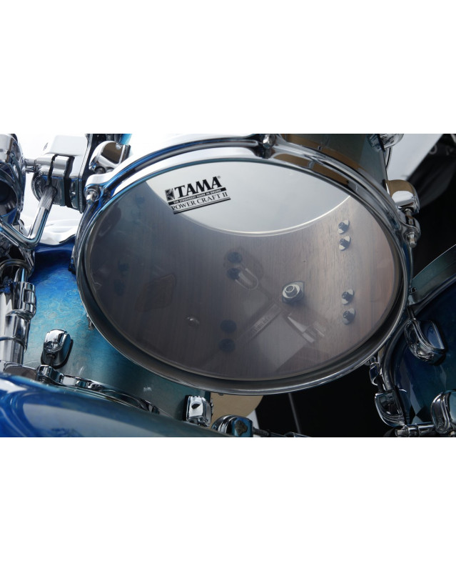 Tama WBST8A-MBI Starclassic Walnut/Birch Lacquer Rack Tom 8 - Molten Blue Ice Fade