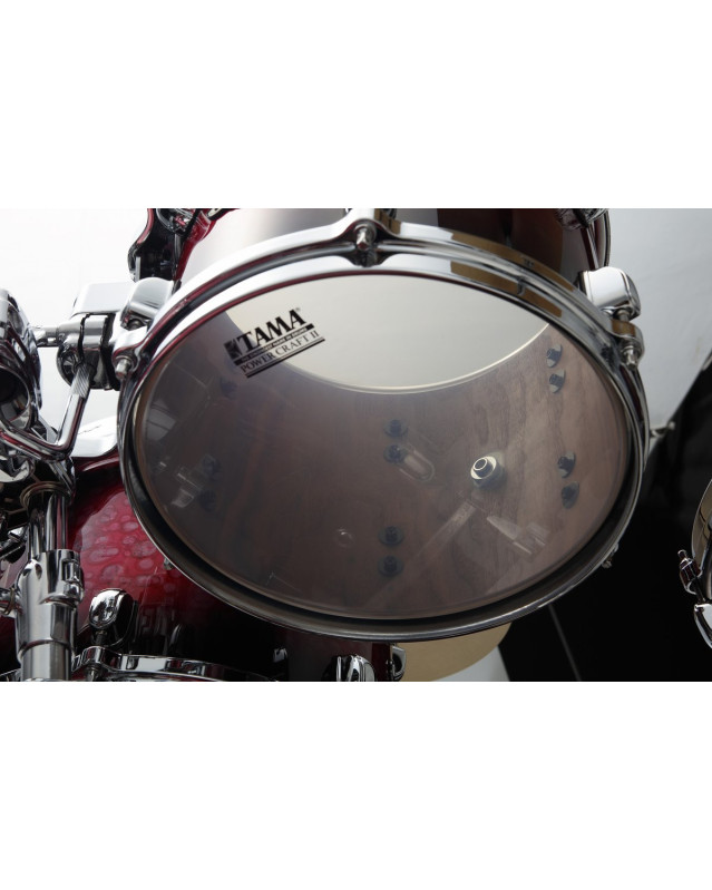Tama WBST8H-MDR Starclassic Walnut/Birch Lacquer Rack Tom 8 - Molten Dark Raspberry Fade