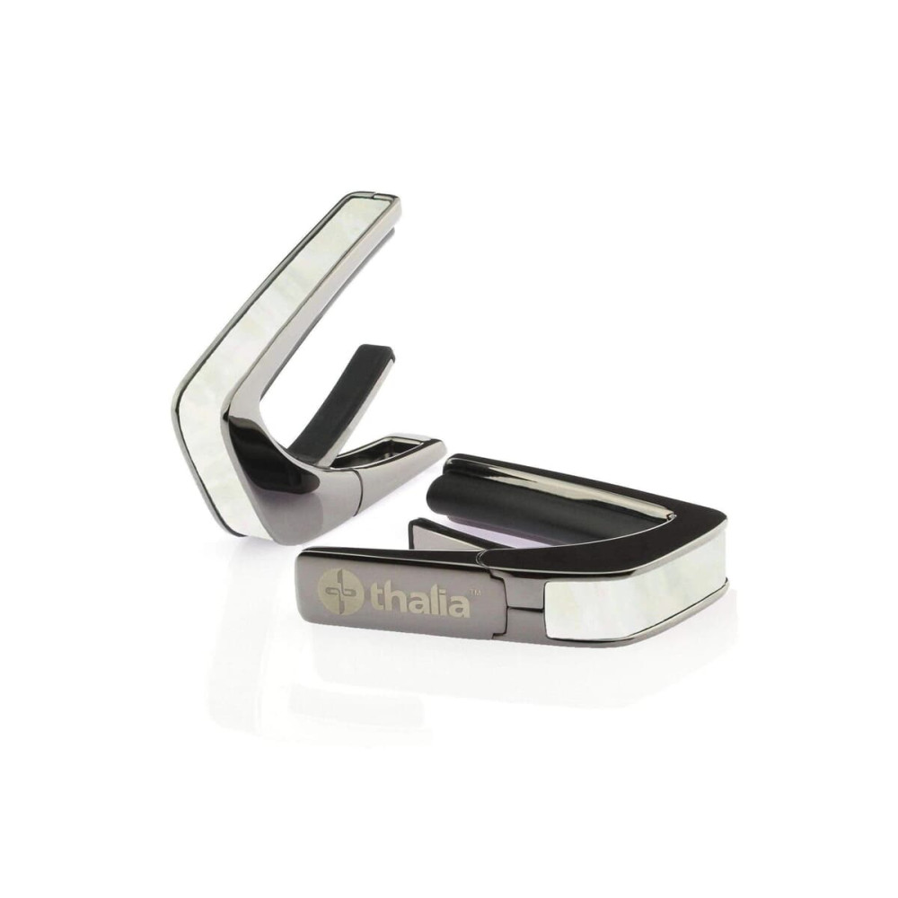 Thalia TH-CB200-MP Shell Collection Capo/ White MOP/ Black Chrome Exotic Series